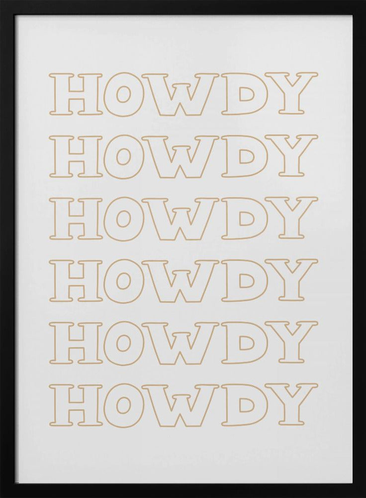 Neutral Howdy | Poster