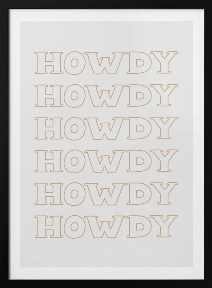 Neutral Howdy | Poster