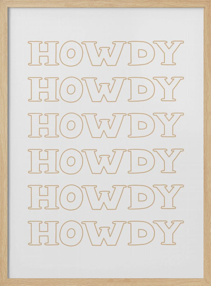 Neutral Howdy | Poster