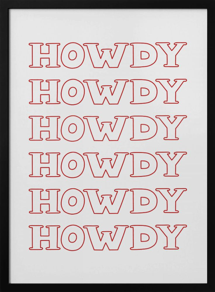 Red Howdy | Poster