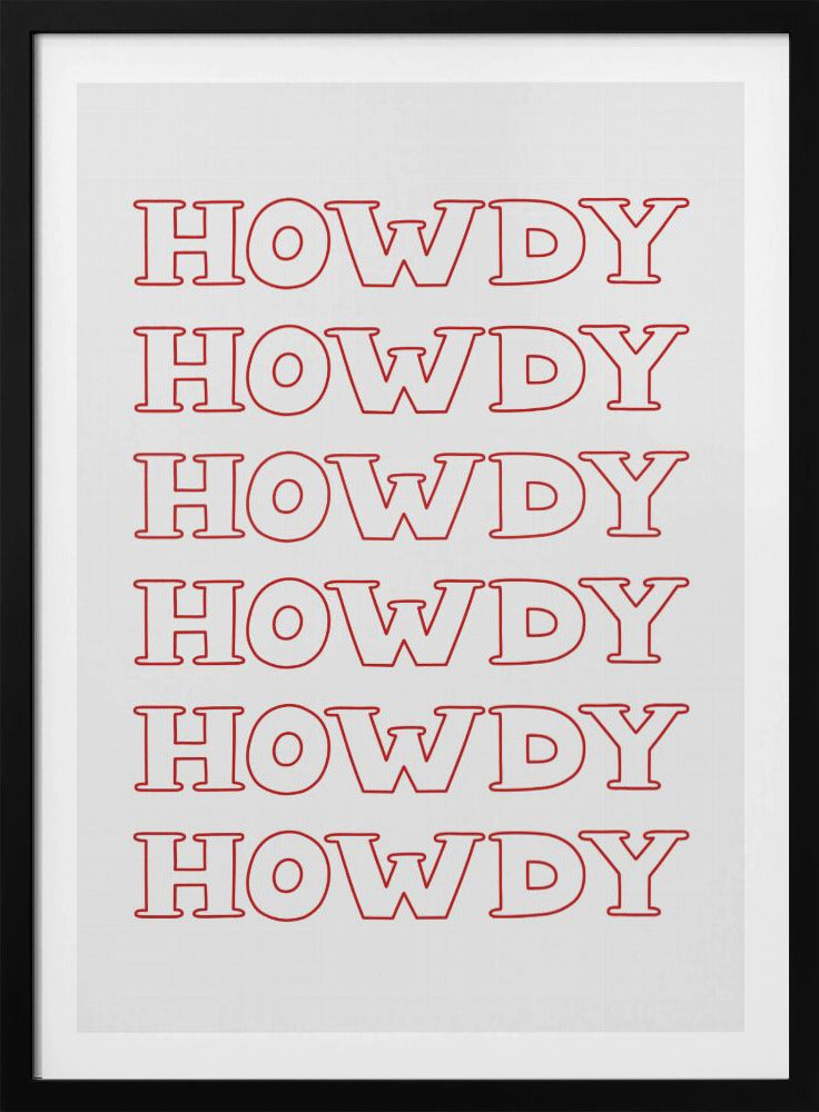 Red Howdy | Poster
