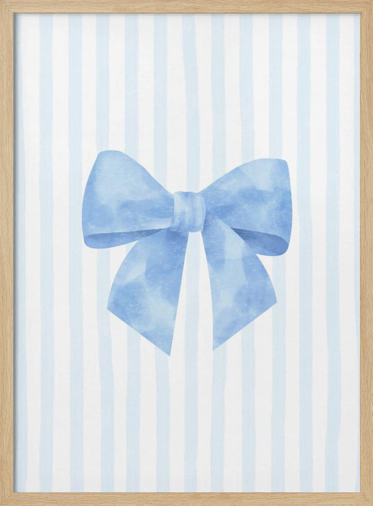 Blue Ribbon Elegance | Poster
