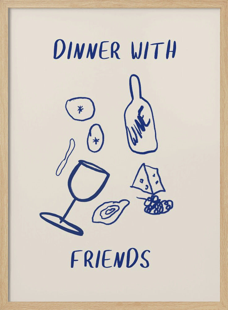 Wine and Cheese Night | Poster