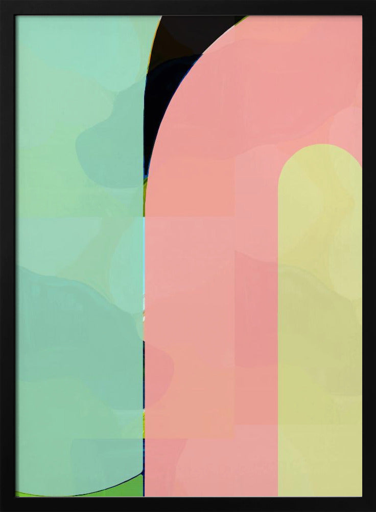 Pastel Curves | Poster