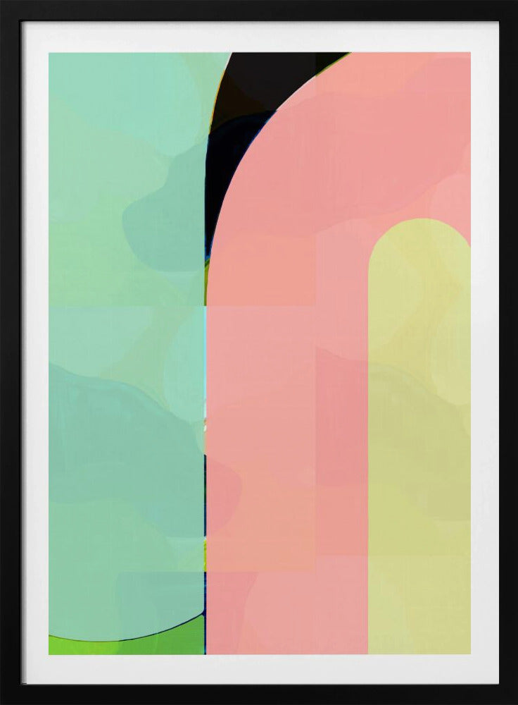 Pastel Curves | Poster