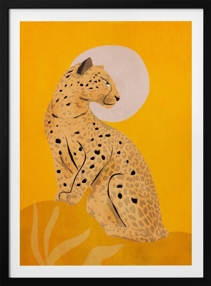 Golden Graceful Cheetah | Poster