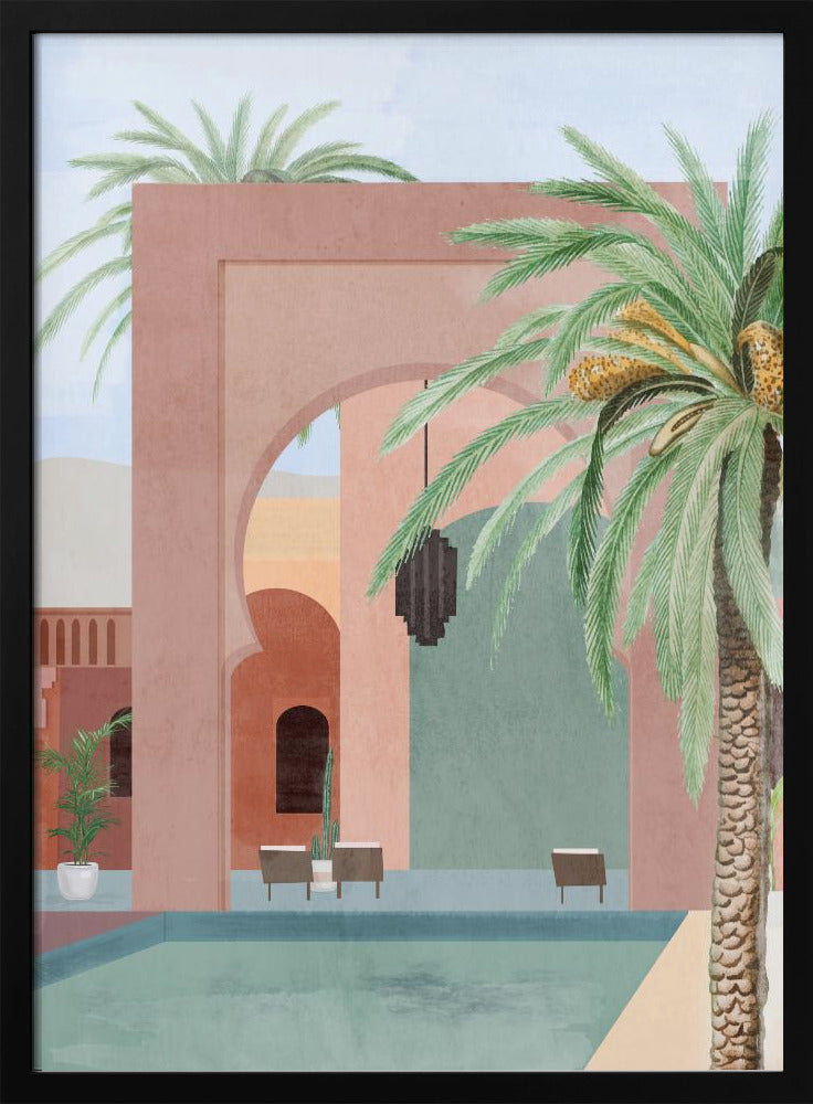Moroccan Pool | Poster