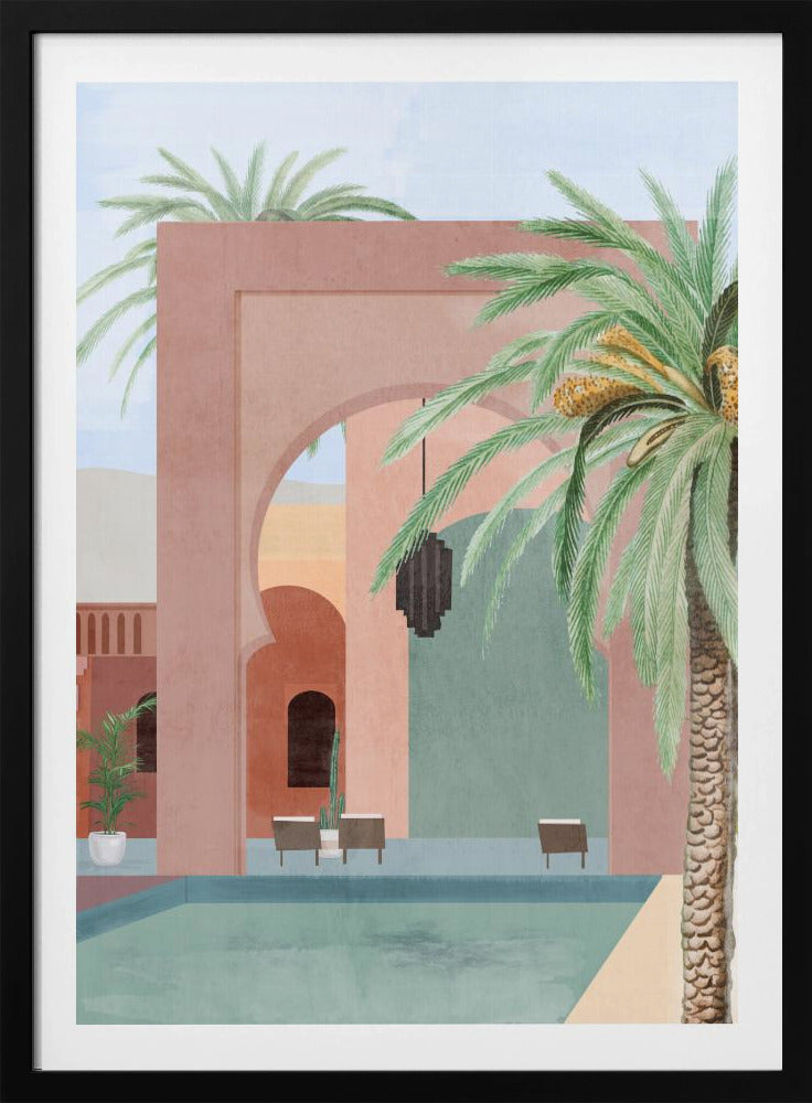 Moroccan Pool | Poster
