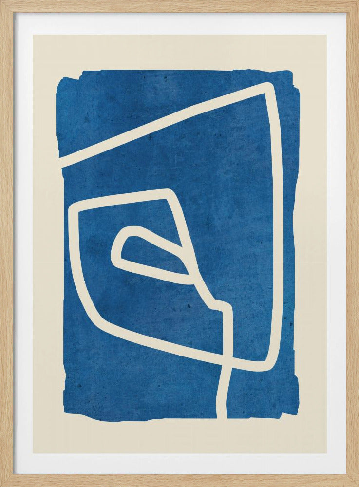 Blue Spiral Dance | Poster