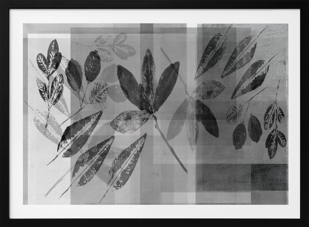 Abstract Botanicals in Neutral Tones | Poster