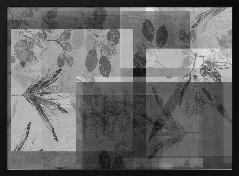 Abstract Botanicals in Neutral Tones | Poster