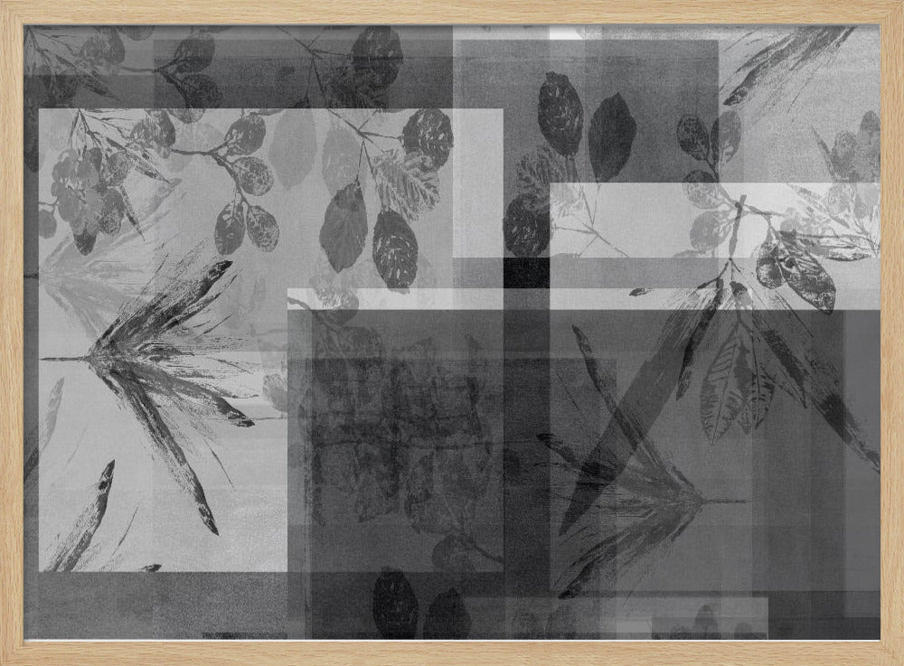 Abstract Botanicals in Neutral Tones | Poster
