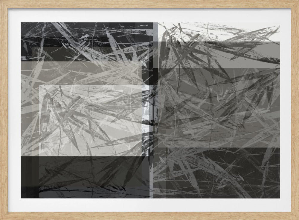 Abstract Botanicals in Neutral Tones | Poster