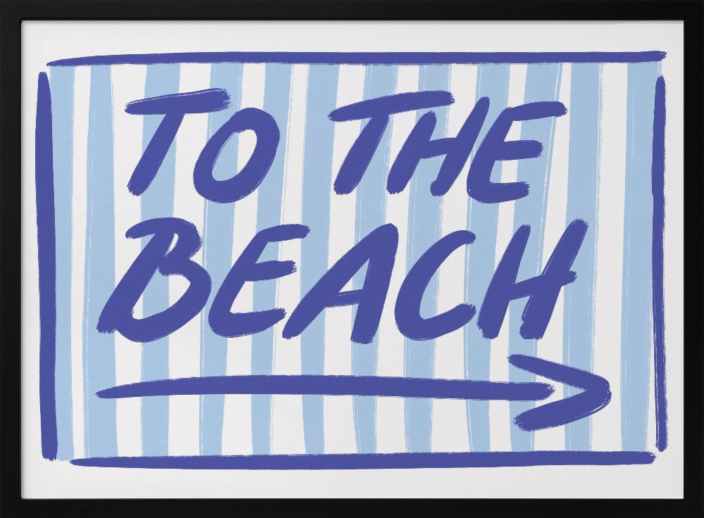Beach Bound Signage | Poster