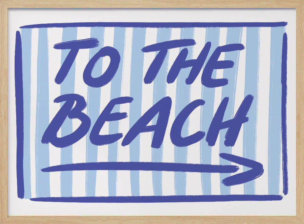 Beach Bound Signage | Poster