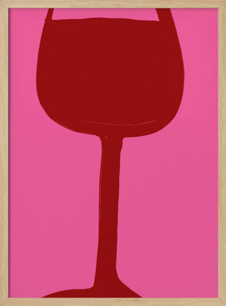 Wine and Pink Vibes | Poster