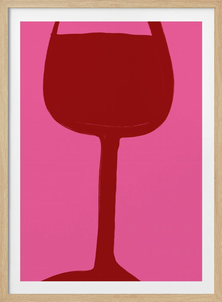 Wine and Pink Vibes | Poster