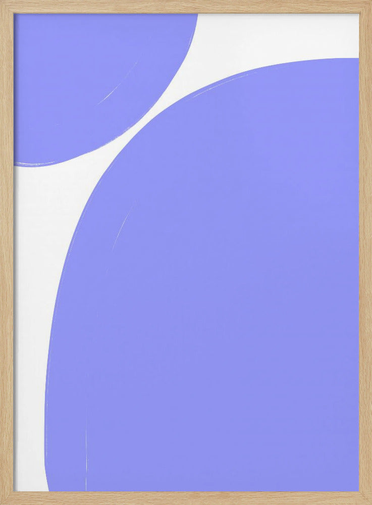 Soft Purple Curves | Poster