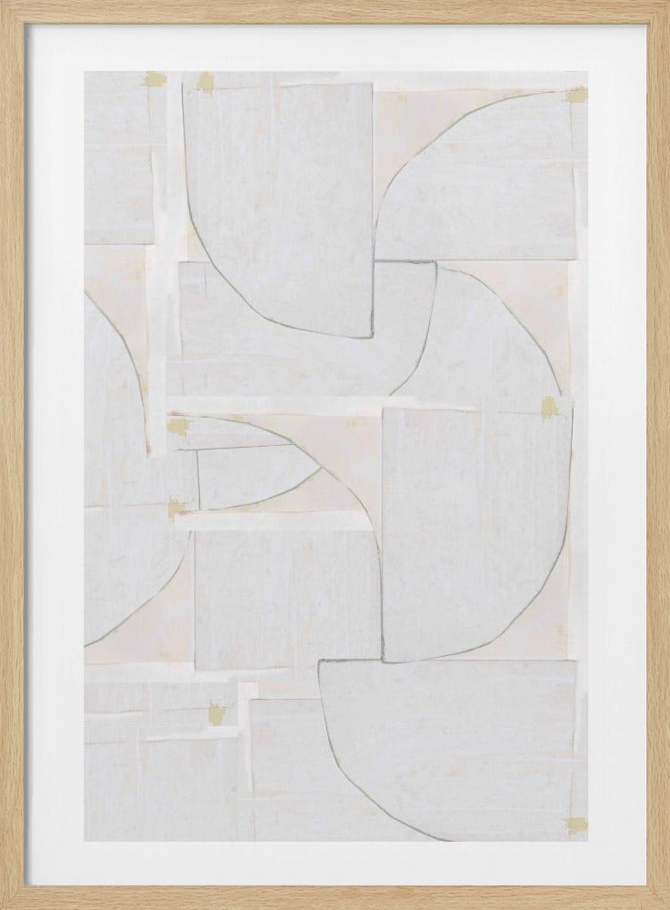 White Shapes | Poster