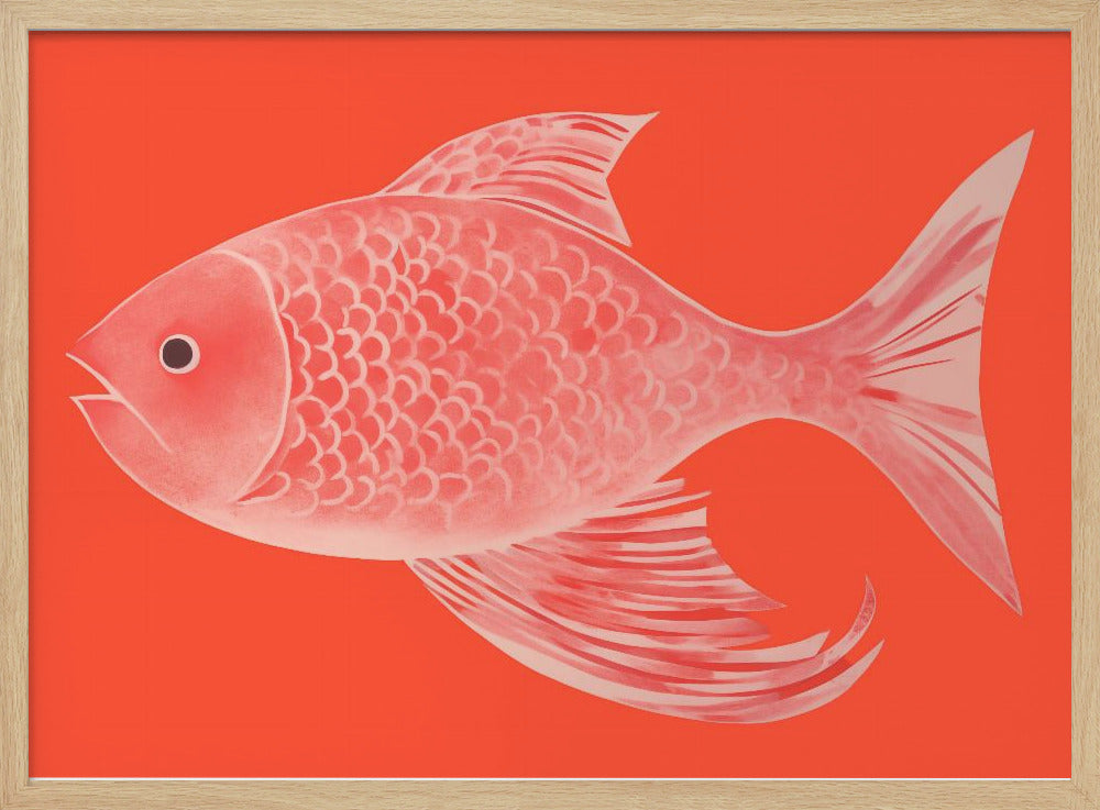 Red Fantasy Fish | Poster