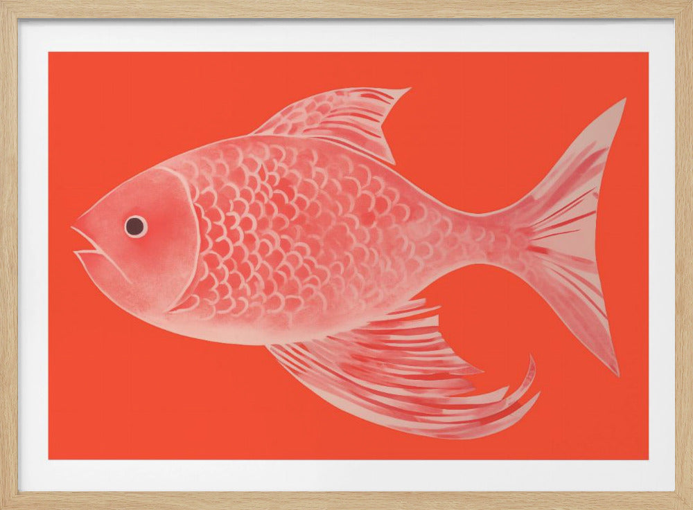 Red Fantasy Fish | Poster