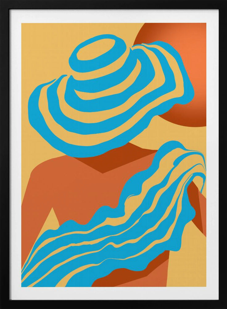 Sunlit Wavesstripe | Poster