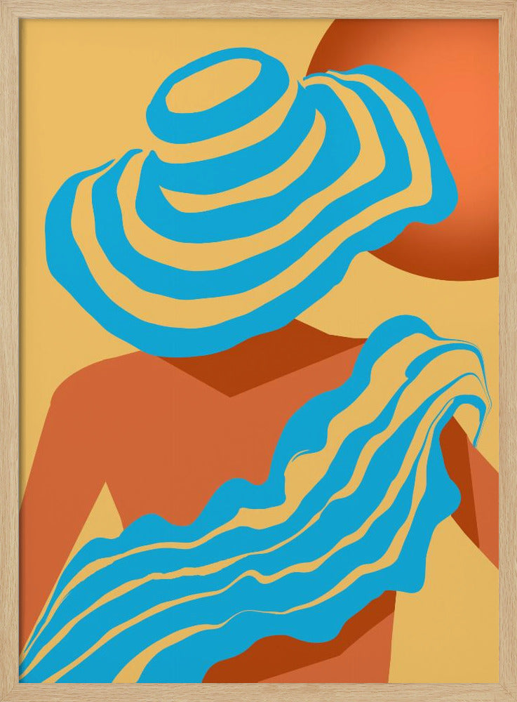 Sunlit Wavesstripe | Poster