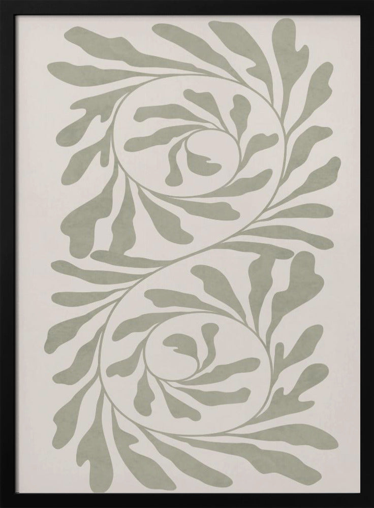 Olive Green Abstract | Poster