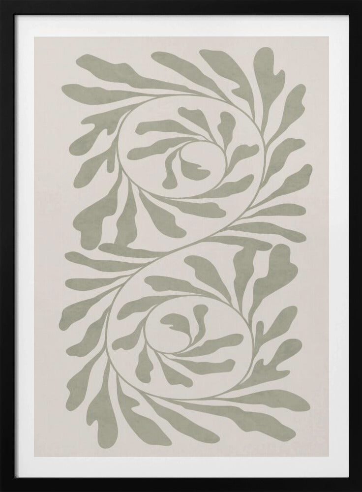 Olive Green Abstract | Poster