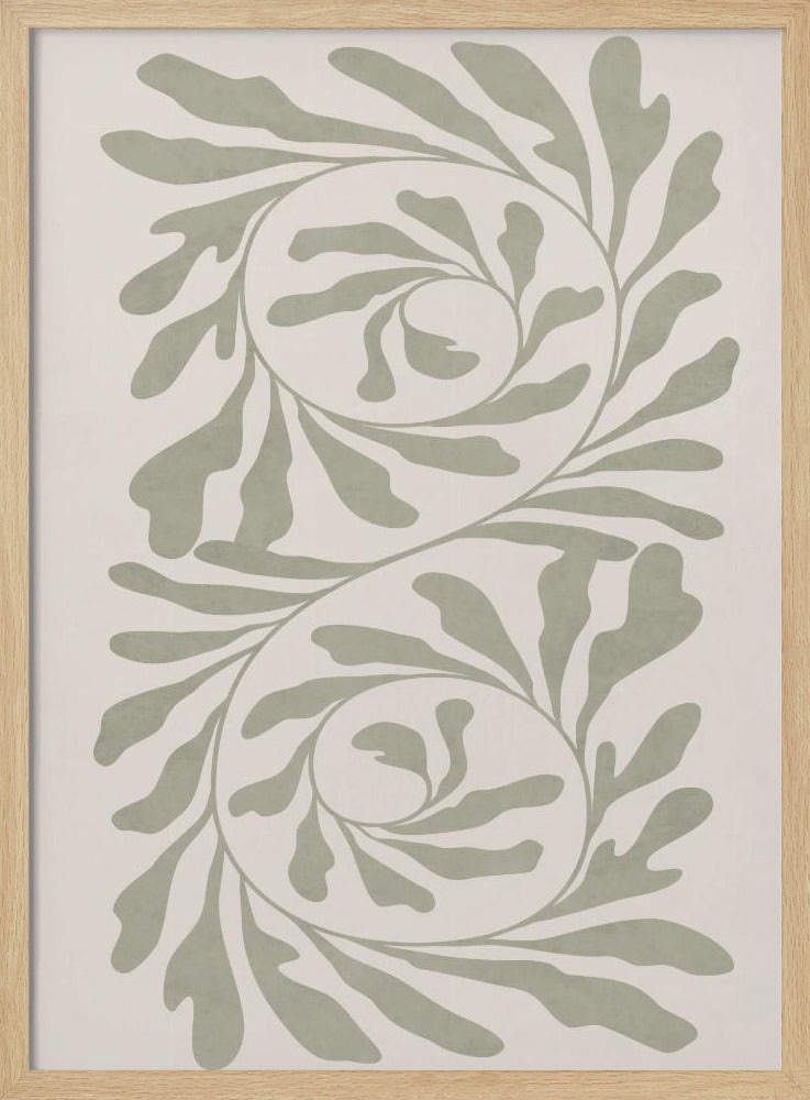 Olive Green Abstract | Poster