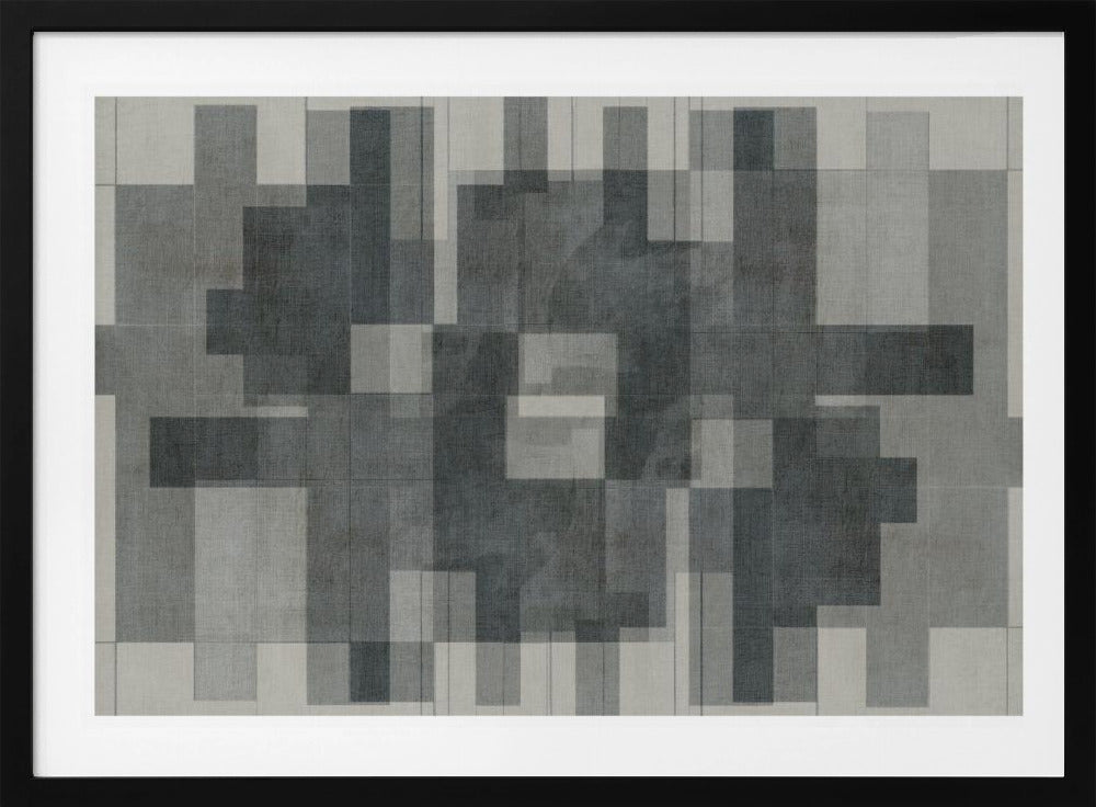 Mid Century Modern in Grayscale | Poster
