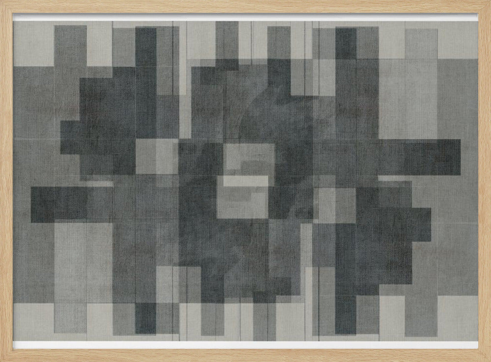 Mid Century Modern in Grayscale | Poster