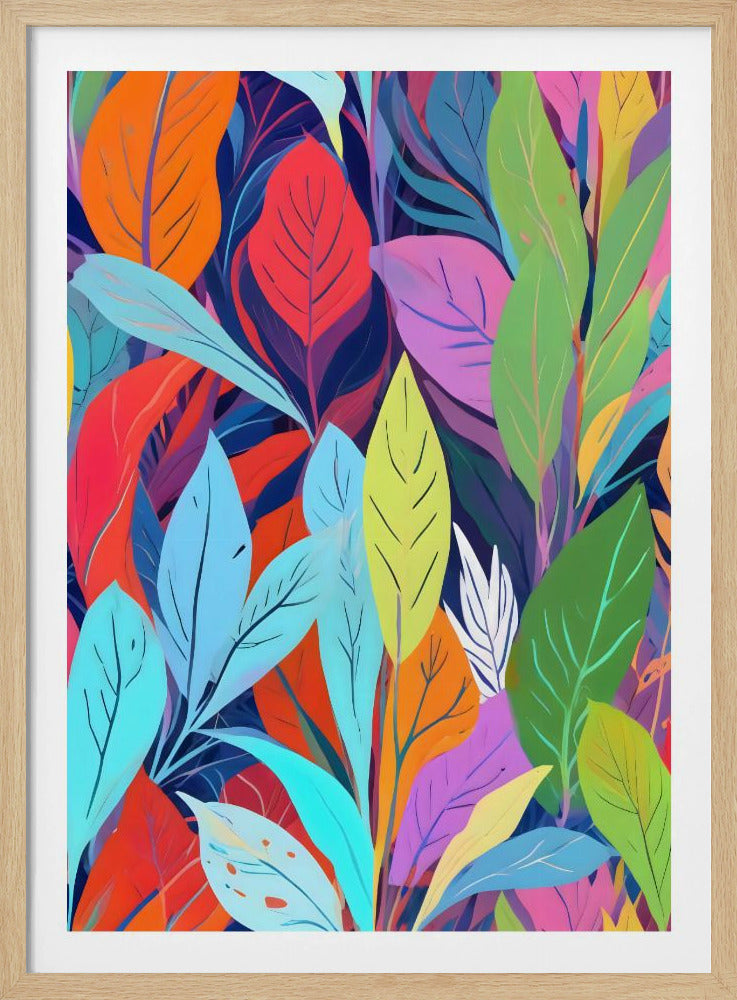 Colorful Leaves Forest | Poster
