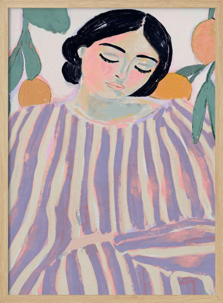 Sleeping in Stripes | Poster