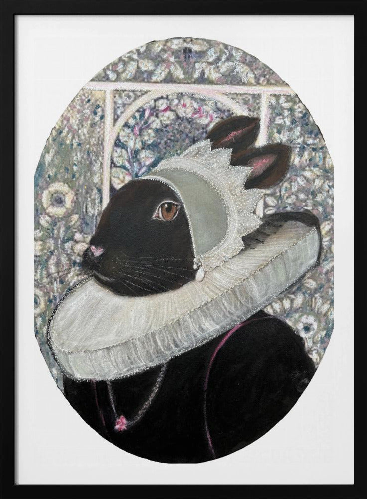 Regal Rabbit Portrait | Poster