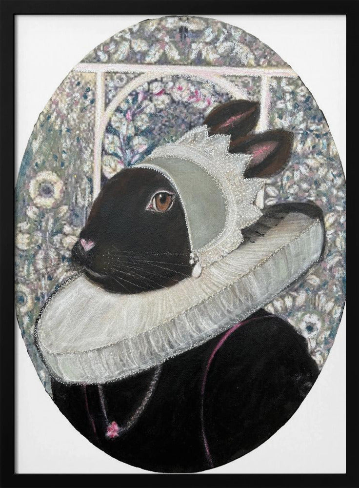 Regal Rabbit Portrait | Poster