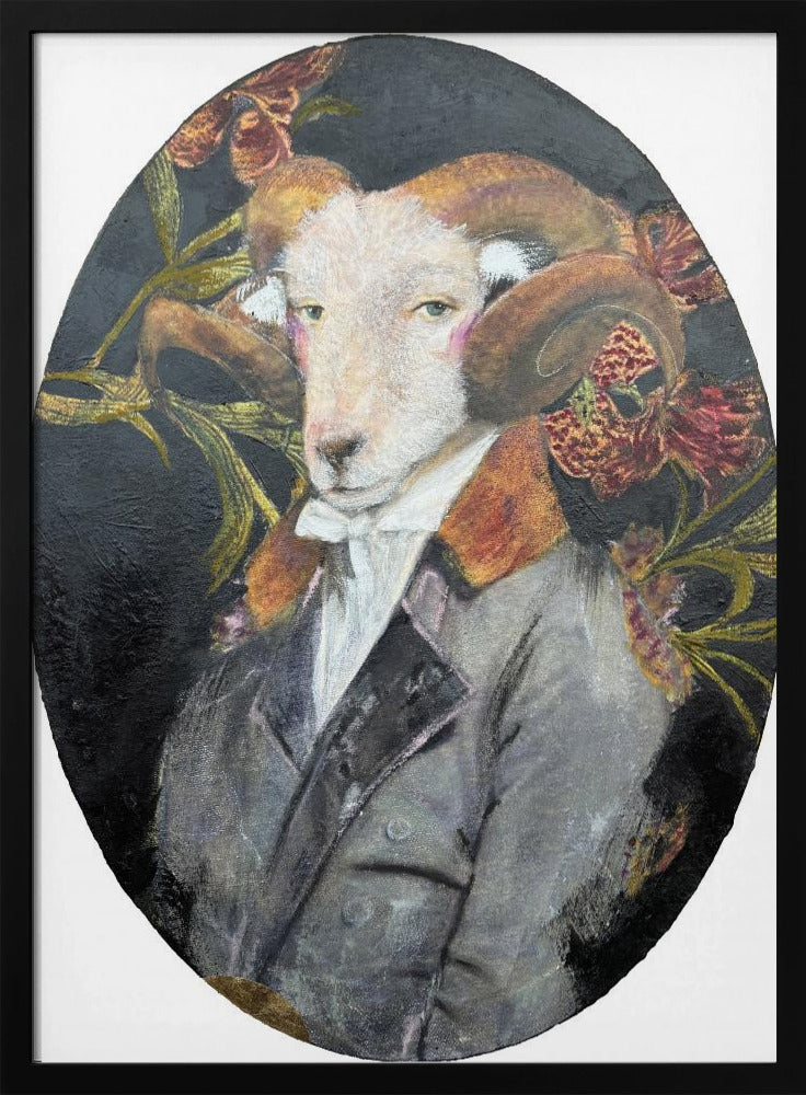 Regal Ram Portrait | Poster