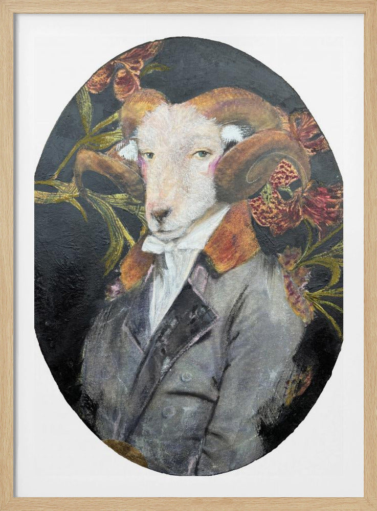 Regal Ram Portrait | Poster