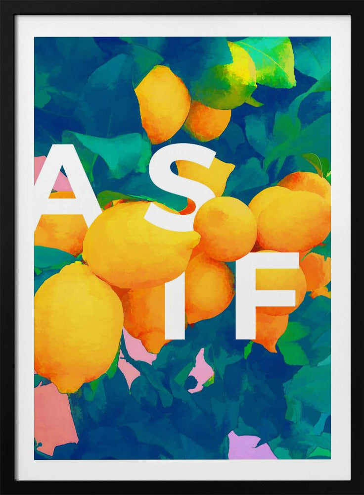 Bright Yellow Lemons | Poster