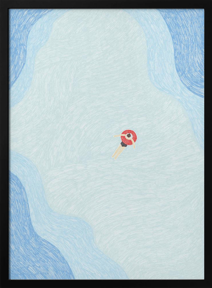 Serene Pool Drift | Poster