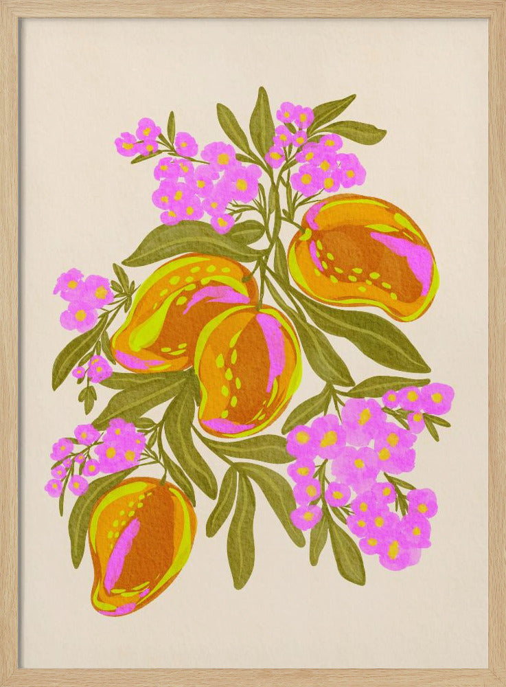 Vibrant Mangoes | Poster