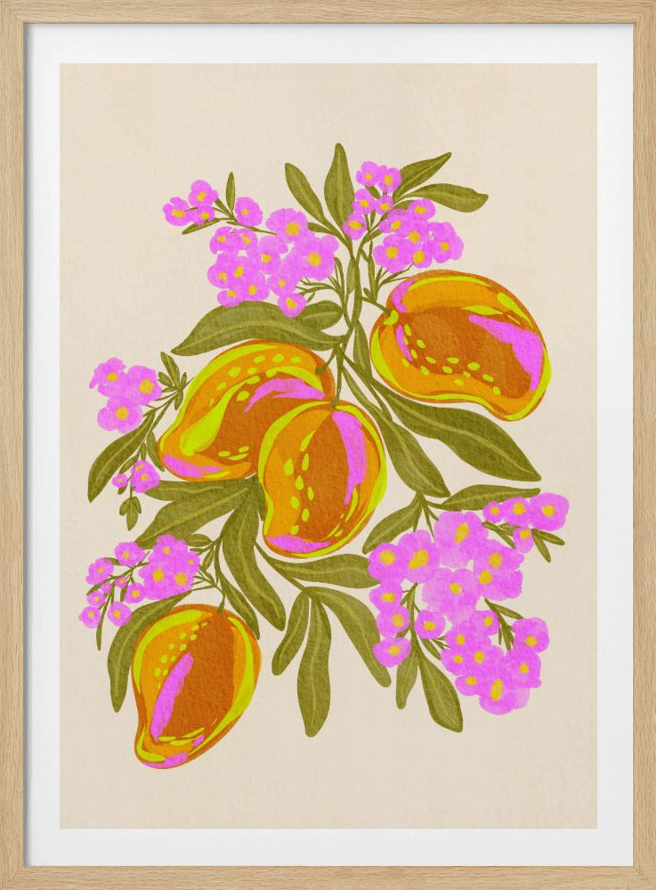Vibrant Mangoes | Poster