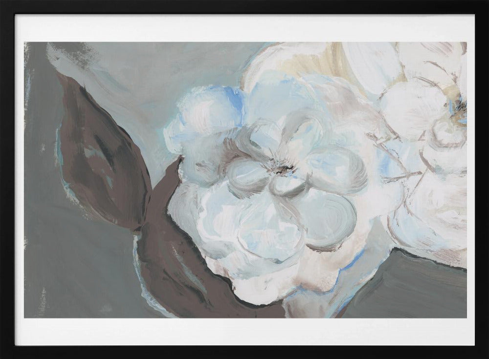 White Petals &amp; Shadows | Poster