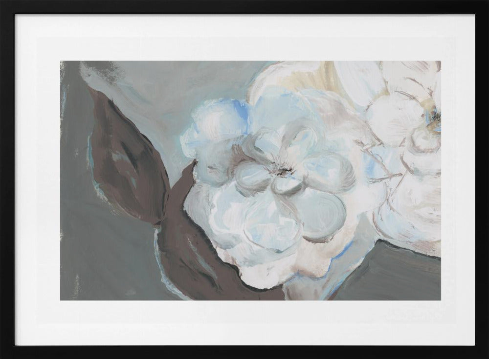 White Petals &amp; Shadows | Poster