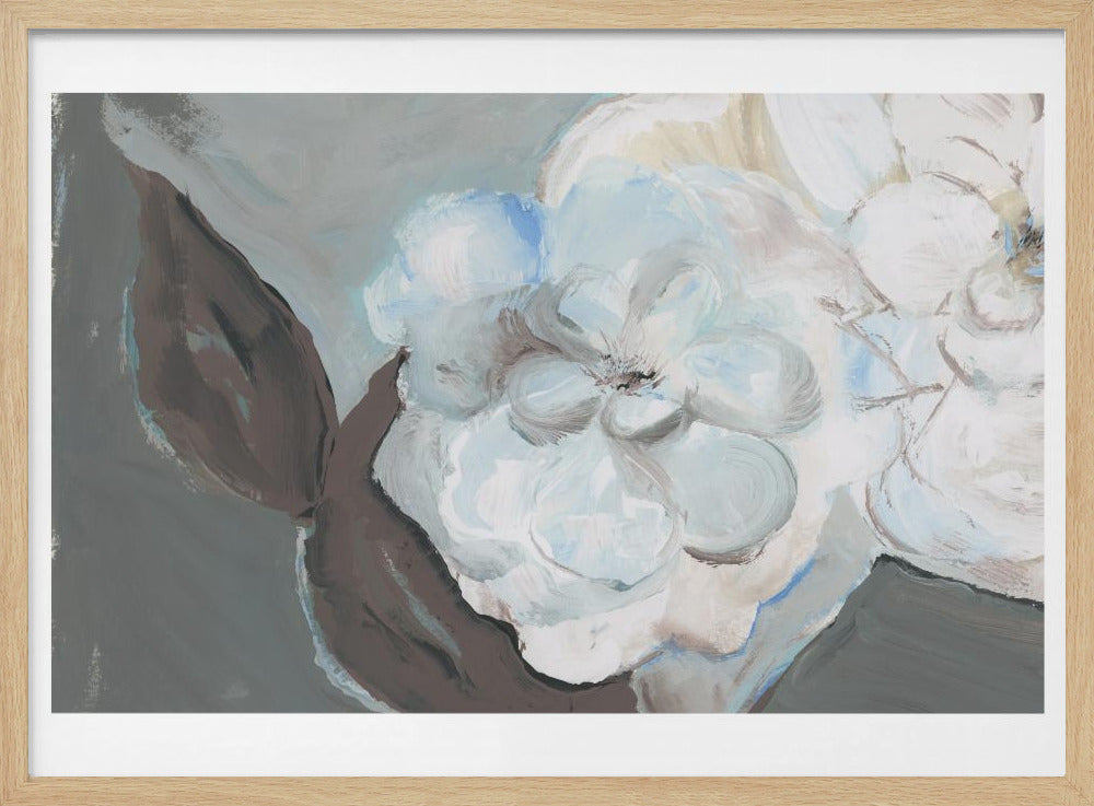 White Petals &amp; Shadows | Poster