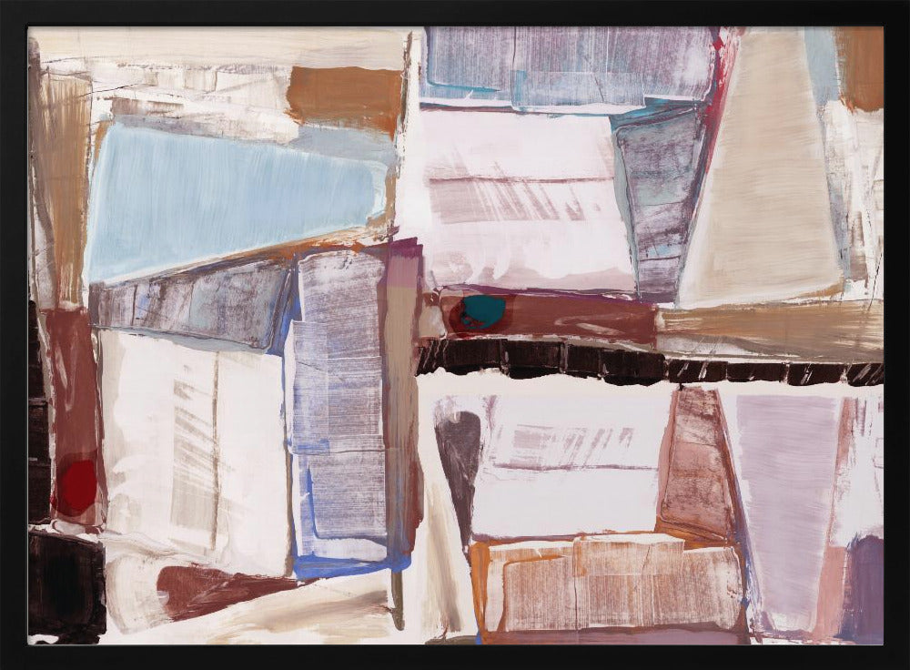 Constructed Abstraction Red | Poster