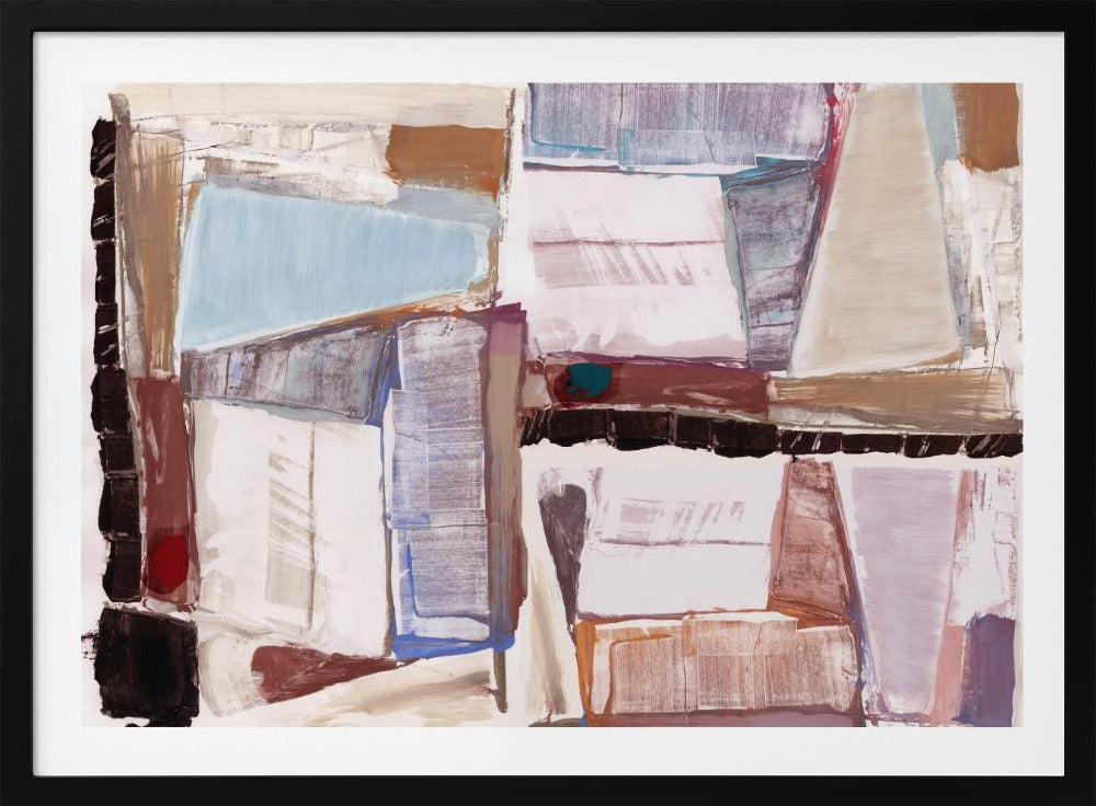 Constructed Abstraction Red | Poster