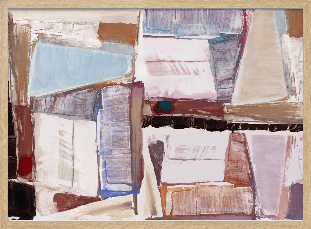 Constructed Abstraction Red | Poster