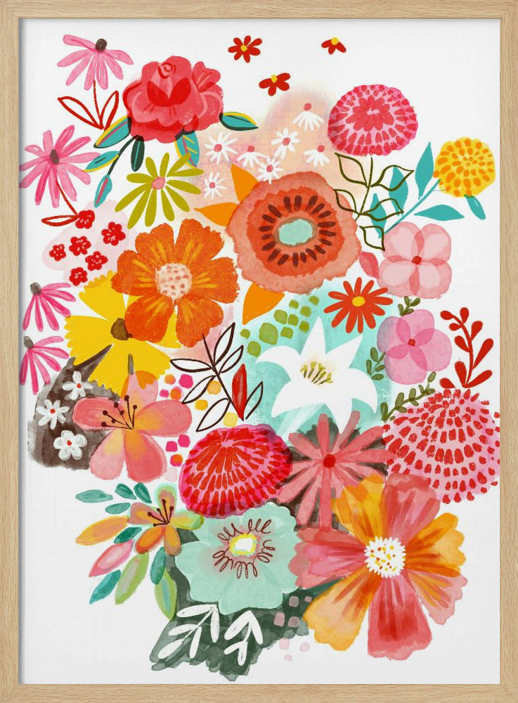 Summer Garden In Full Bloom | Poster