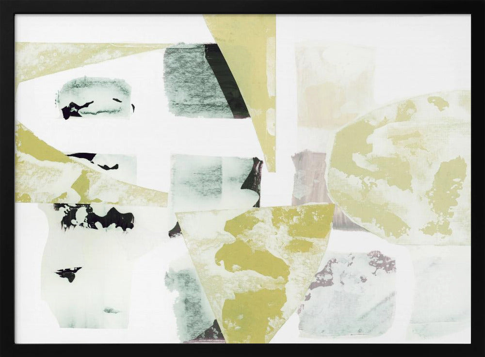 Lemon Grey Geometry | Poster